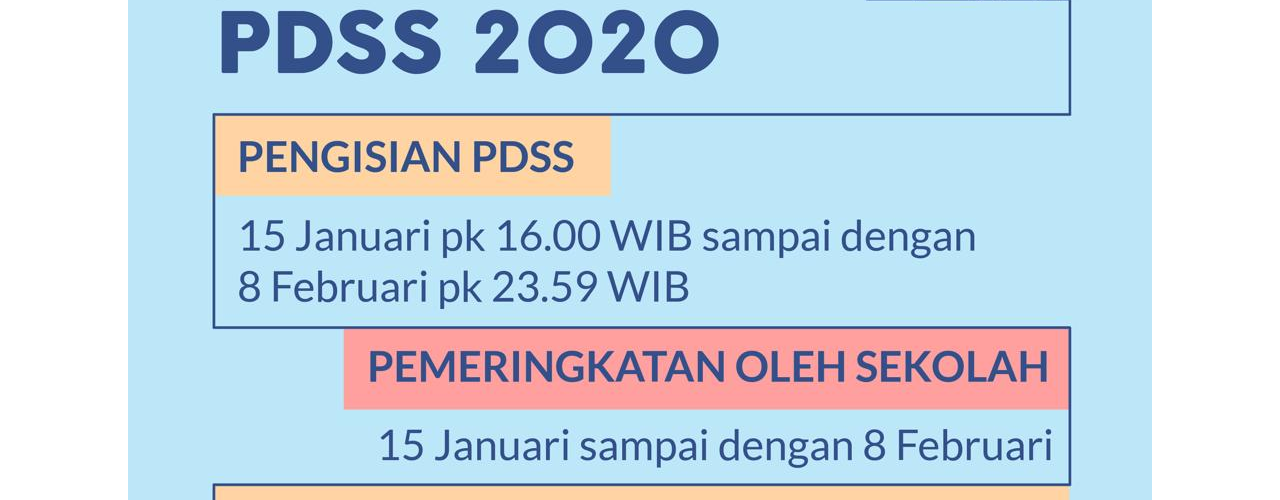 Jadwal dan Tata Cara Pengisian PDSS dan Pendaftaran SNMPTN 2020