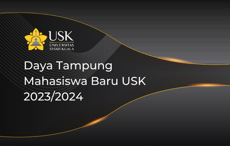 Daya Tampung Mahasiswa Baru USK 2023/2024