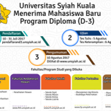 Penerimaan Mahasiswa Baru Program Diploma (D-3)