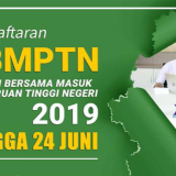 Pendaftaran SBMPTN 10-24 Juni 2019