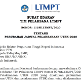 Perubahan Jadwal Pelaksanaan UTBK 2020
